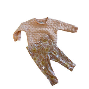 Laughing Llama baby girl matching set 6M Pink Multicolor